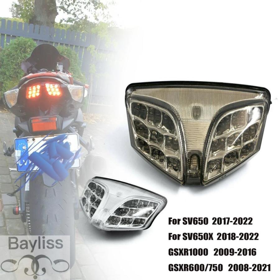 並行輸入品】スズキ2017-2022 SV650 SV650Xバイクリアledテールライト