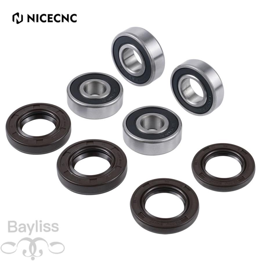 インパラ　オイルシール ベアリング セット 並行輸入品】NICECNC バイクフロントリアホイールハブベアリングオイル