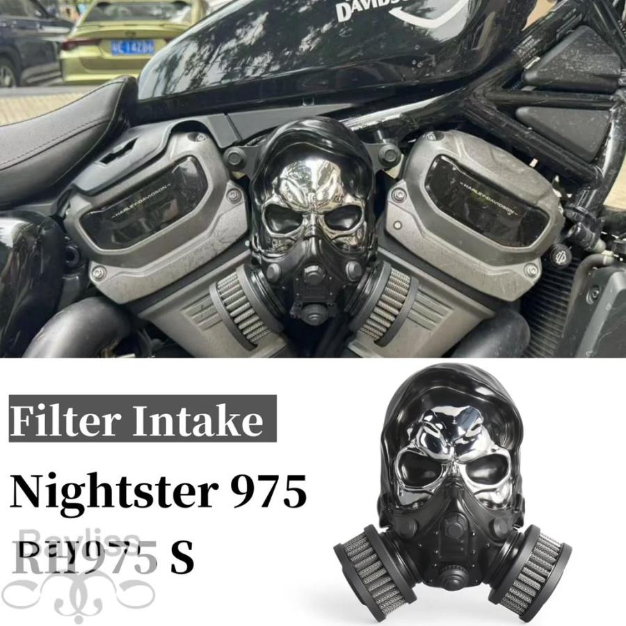 並行輸入品】バイクハイフローエアクリーナーキット ナイトスター975