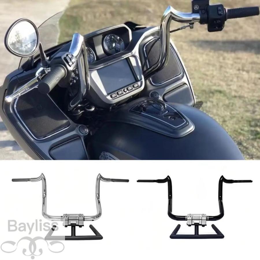 ハンドル2個、ソフト 並行輸入品】インディアンロードマスター用バイクハンドルバー ダーク