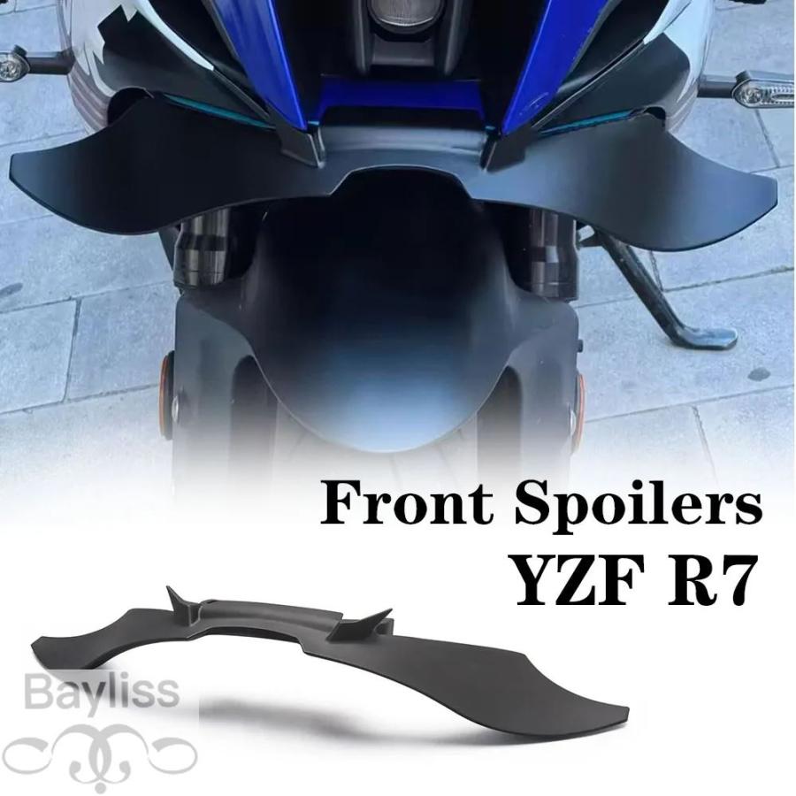 並行輸入品】バイク空力ウイングレットエア力学フロントスポイラー