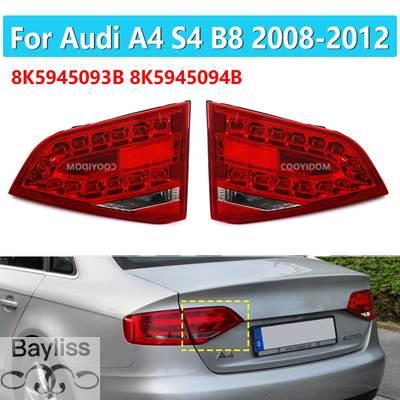 並行輸入品】 LedリアインナーテールライトアウディA4 B8 2008-2012