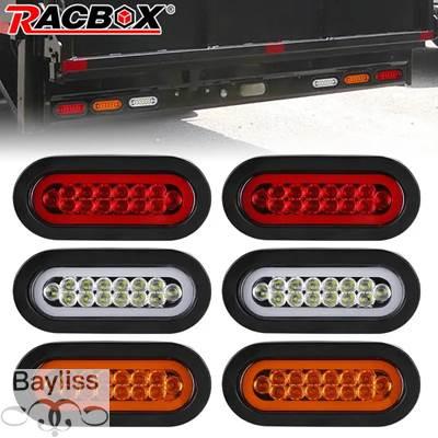 並行輸入品】 楕円形ウィンカーランプ 6インチLEDテールライト 12V 24V