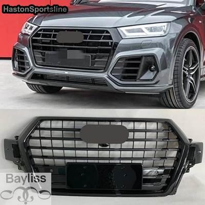 並行輸入品】 Q7 黒フロントフードグリルグリルアウディ SQ7 Sline