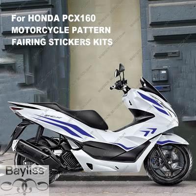 並行輸入品】 バイク装飾ステッカー ホンダpcx 160用フェアリング