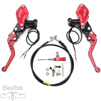 バイク用  油圧クラッチ ブレーキ Amazon.co.jp: クラッチレバ ラジアルブレーキマスターシリンダー油圧