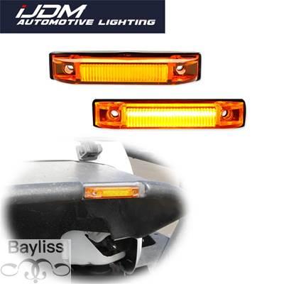 並行輸入品】 LEDカーフェンダーフレア フラットスタイル サイド