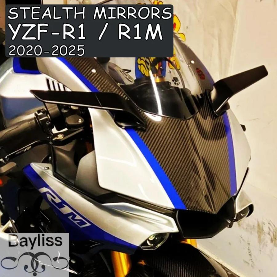 並行輸入品】2025 YZF-R1 R1M ステルスミラースポーツウイングレット