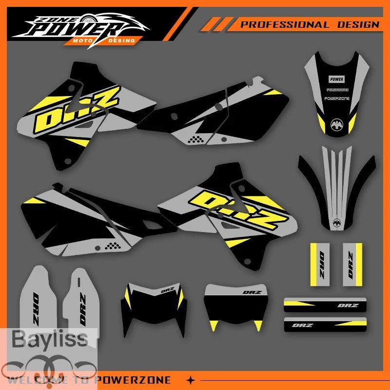 並行輸入品】POWERZONE モトクロスチームグラフィック背景ステッカー