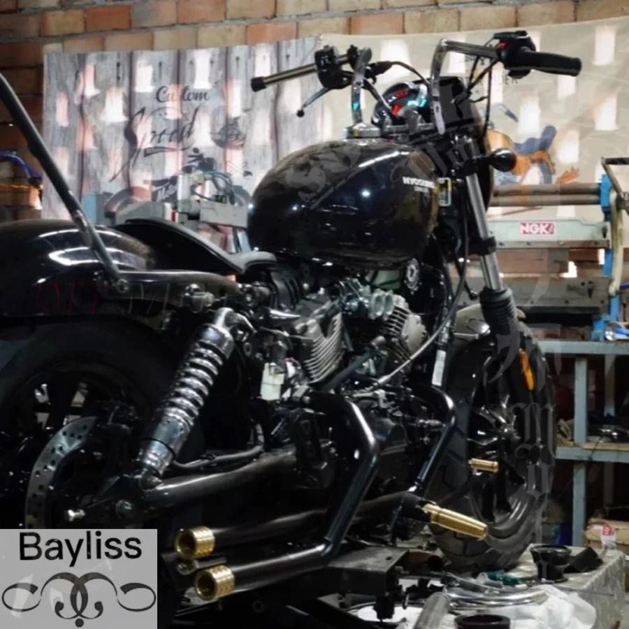 並行輸入品】HYOSUNG GV300s GV125s デュアルエキゾーストパイプ