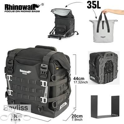 並行輸入品】 Rhinowalk-バイク用防水サイドバッグ サポートプレート