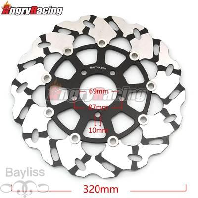 【並行輸入品】 スズキ用フロントブレーキディスクブレーキローター 320mm k1 k2 gsxr 600 750 gsxr 1000 tl 1000 s 1200 gsx 1300 r gsx1300r hayabussx 1400の画像