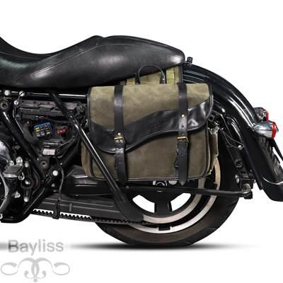 並行輸入品】 Nicecnc-ハーレーダビソン モーターバイク収納サイド