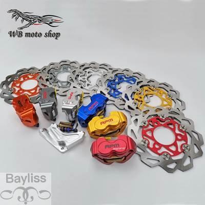 並行輸入品】 バイク用ブレーキキャリパー 200mmフローティング