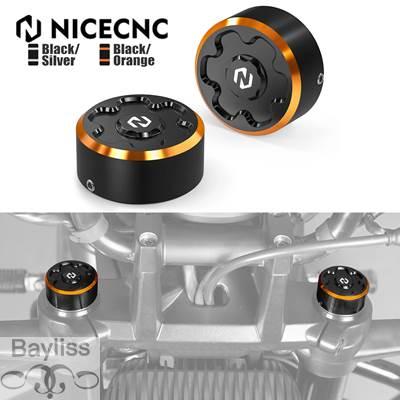 並行輸入品】 バイクアッパーフォークステムナットカバー ハーレー