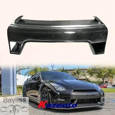 並行輸入品】 カーボンフロントバンパー センターノーズカバー 日産r35