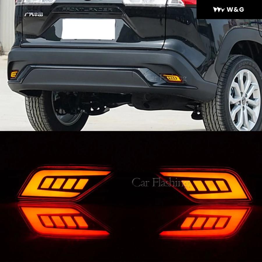 並行輸入品】 車用LEDリア バンパー リフレクター ライト トヨタ