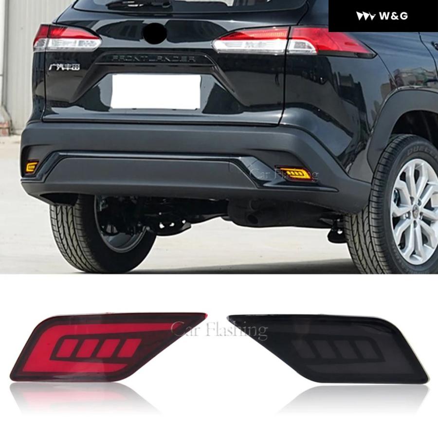 並行輸入品】 車用LEDリア バンパー リフレクター ライト トヨタ