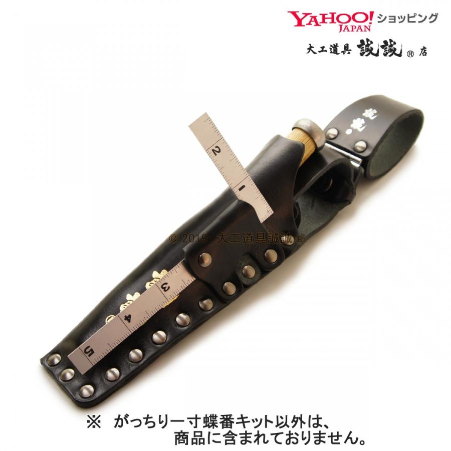 スリム型 ノミケース》 がっちり 一寸 ノミ差し 【専用蝶番（ちょう