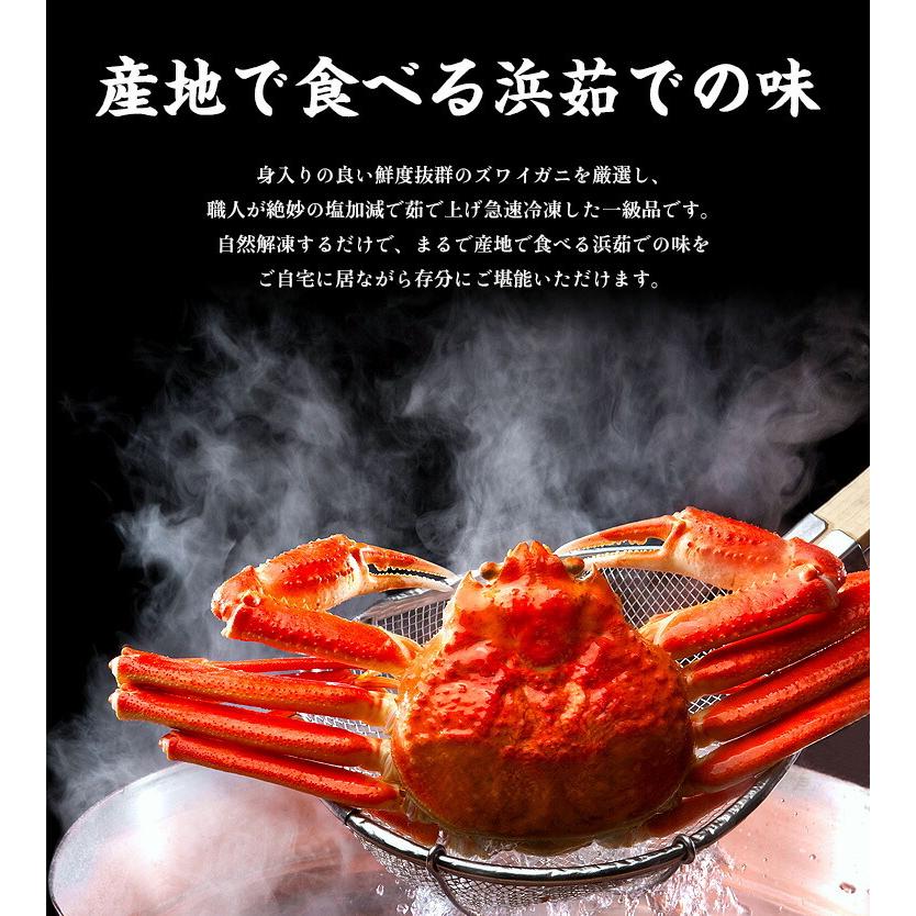 カニ かに 蟹 ズワイガニ 特大 ズワイガニ 姿 メガ盛 ボイル 3kg ずわいがに姿 5〜7ハイ ※業務用産地箱のため食べ方の説明書は同封不可 FF｜kouragumi｜07