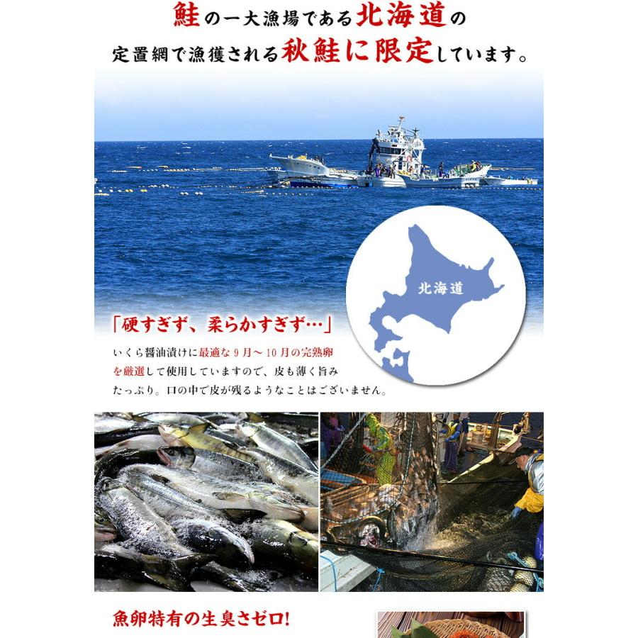 いくら 醤油漬け 鮭 北海道産 極上 500g (250g×2) 約6人前 化粧箱入り イクラ ギフト 贈り物 誕生日 父の日 FF｜kouragumi｜04