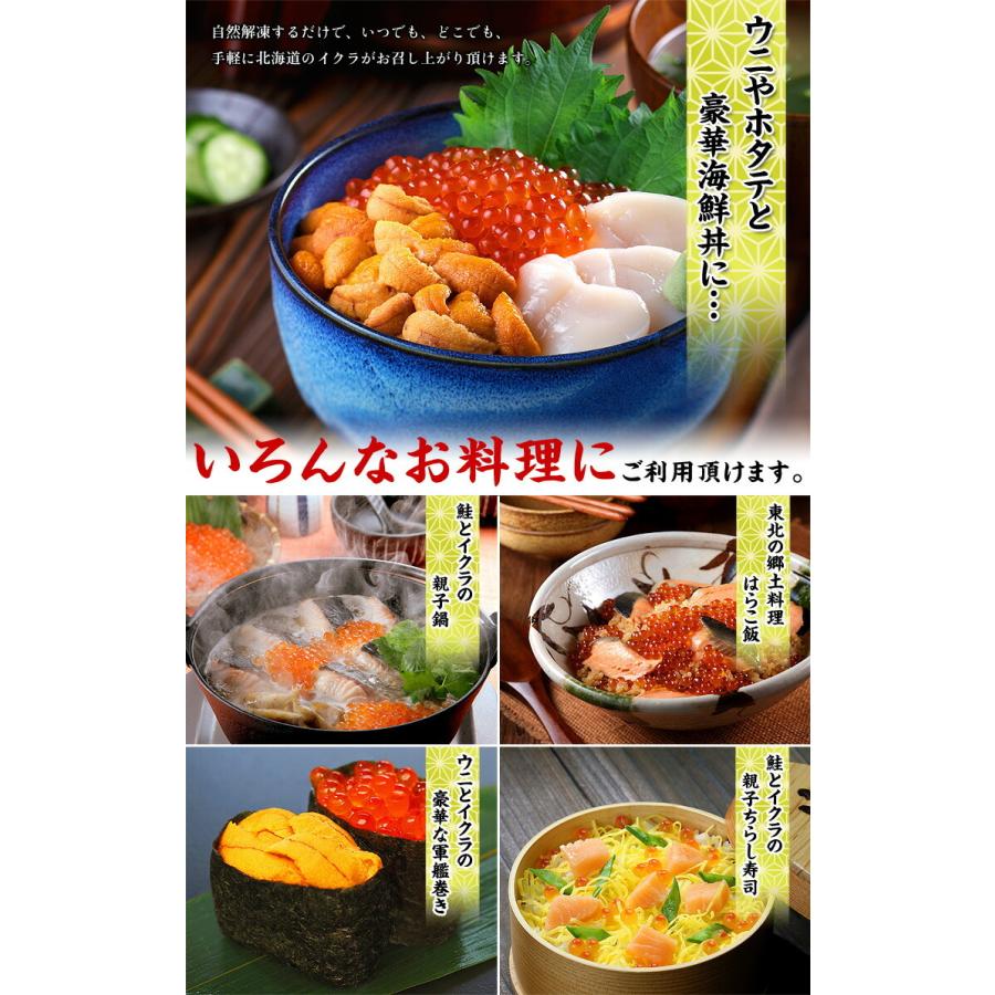 期間限定！ 北海道産 いくら醤油漬 500グラム　2箱セット いくら イクラ)イクラ醤油漬け 合計500g 250g×2 北海道製造 鱒