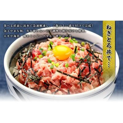【1/31以降発送】ねぎとろ 小分け とろける ネギトロ 天然 まぐろ マグロ どっさり 500g （100g×5袋） 個包装 爆買 | 甲羅組 | 02