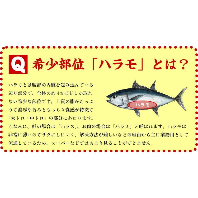 高級天然南まぐろの希少部位「ハラモ」お得な切り落とし200g FF｜kouragumi｜03