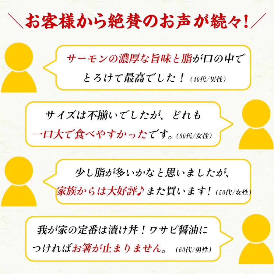 【訳あり】アトランティックサーモン ハラス 切り落とし たっぷり500g サーモン ノルウェー産 サイズ不揃い 生食可 お刺身 ポイント利用 爆買 | 甲羅組 | 06