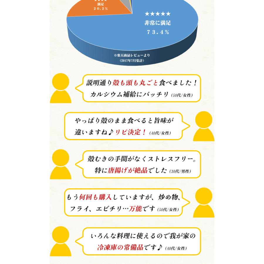 殻のまま丸ごと食べる新食感♪ソフトシェルシュリンプ（脱皮直後のバナメイエビ）人気の中型サイズ400g/30尾入り食べ放題！ FF｜kouragumi｜07