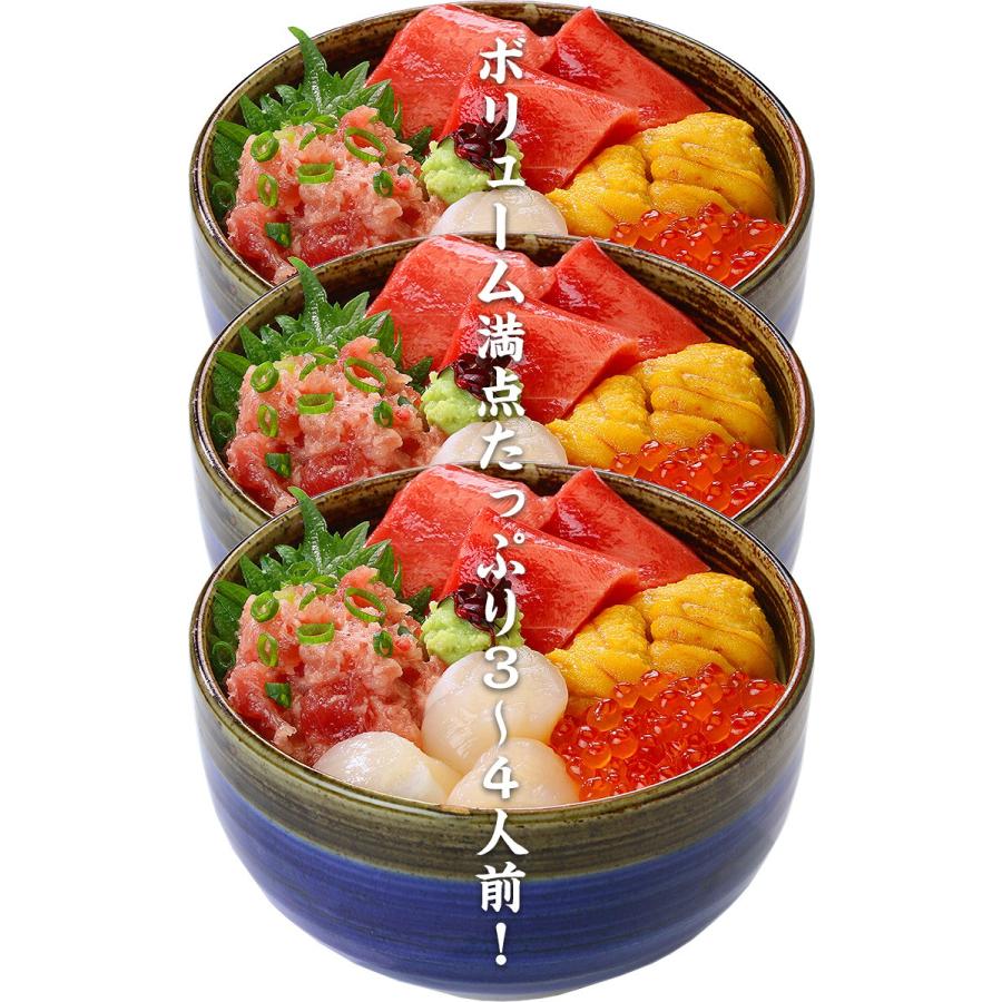 甲羅組 本まぐろ入り 海鮮セット 5種 最高級 中とろ100g/10切れ 生うに