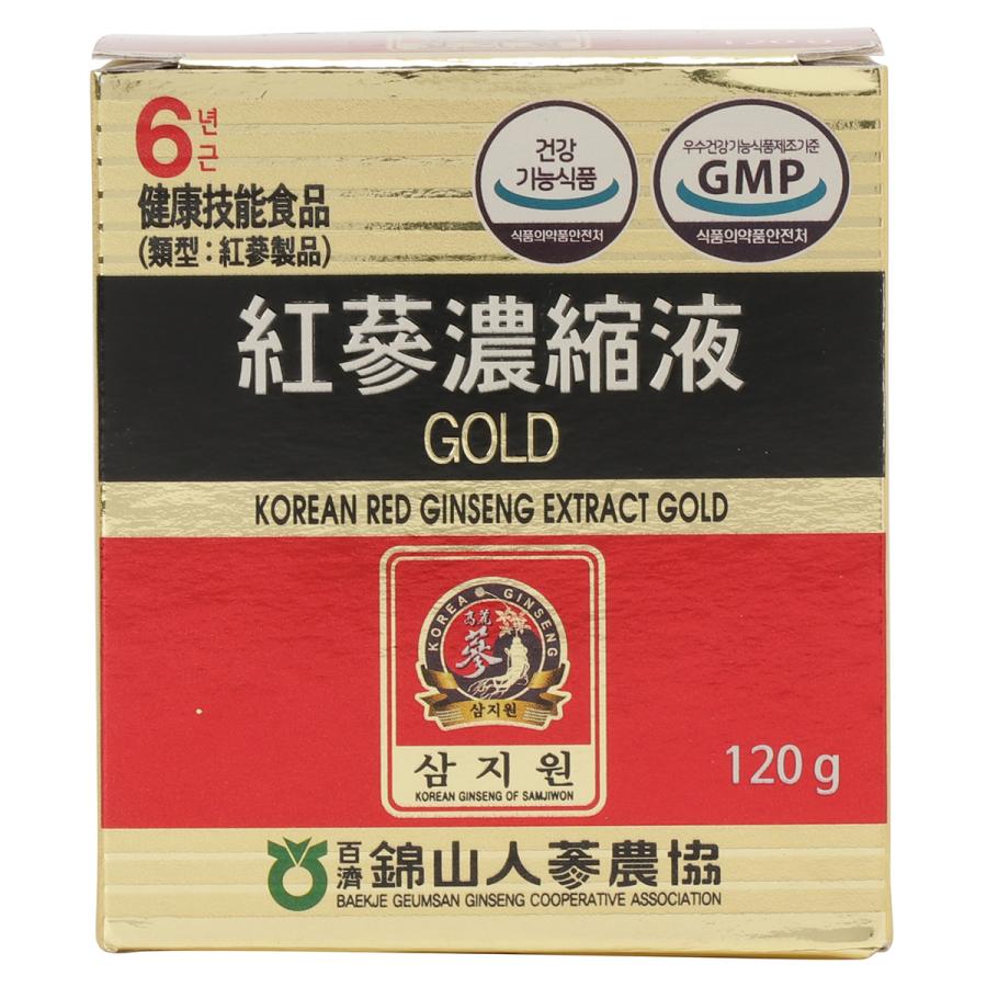 参之元 6年根・高麗紅参濃縮液GOLD(120g)/ 紅参エキス 百済 参之元 6年根・高麗紅参濃縮液GOLD(120g)/ 紅参エキス 百済