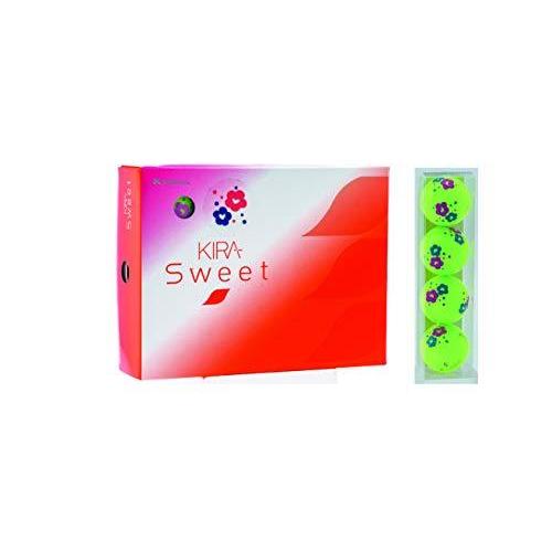 キャスコ Kasco ゴルフボール レディース ゴルフボール Kira Sweet A B0748m1cjv 2423 ゴルフ 光臨謝 1ダース 12個入り フラワー柄 もっと飛ばしたい女性の方に最適なレディースボール かわいいマークがいっぱい入ったkirasweet マークの種類は フラ A B0748m1cjv