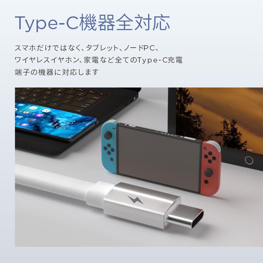 OiXi USB Type-C ケーブル【2本セット PD3.0対応】USBケーブル