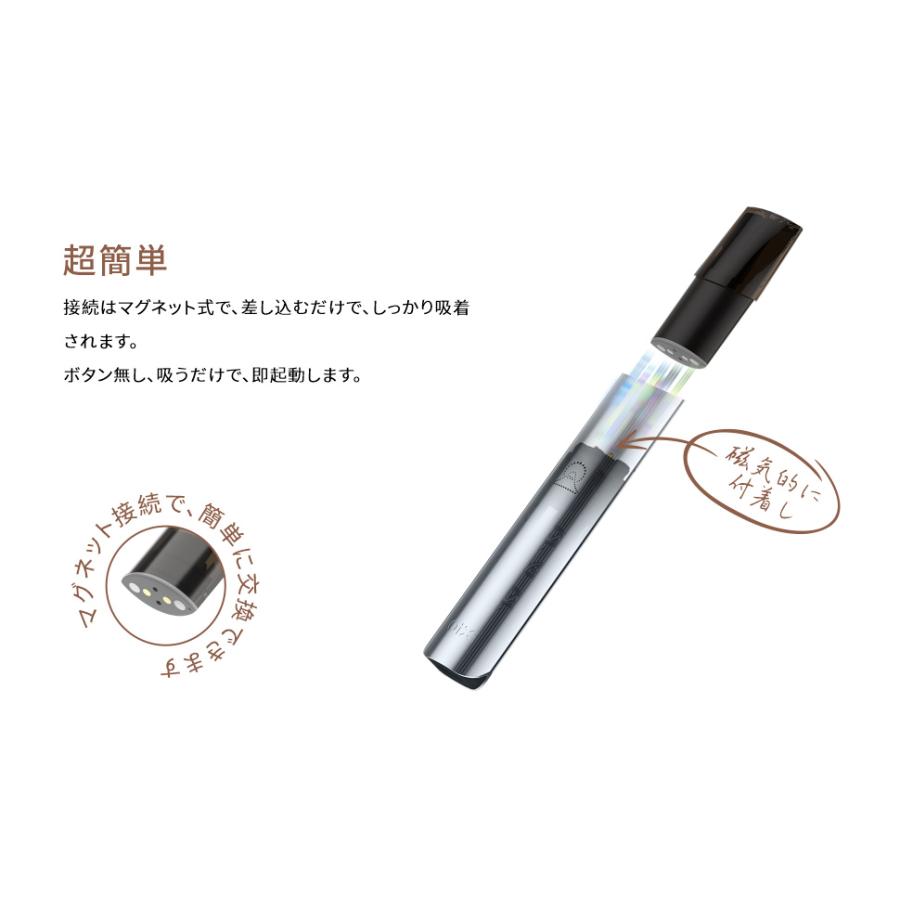 OiXi 電子タバコ タール ニコチン0 メンソール リキッド 交換カートリッジ 3個 禁煙グッズ  使い捨て式  VAPE pod ニコレス シーシャ | OiXi | 03