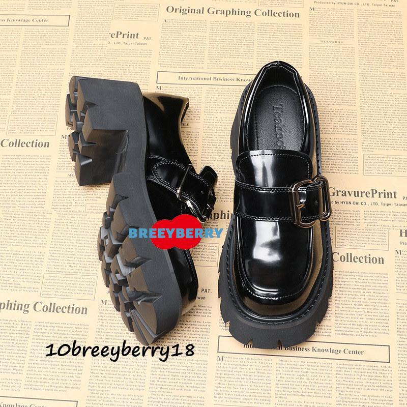 革靴 レディース ローファー 厚底シューズ エナメル ウォーキング 高級