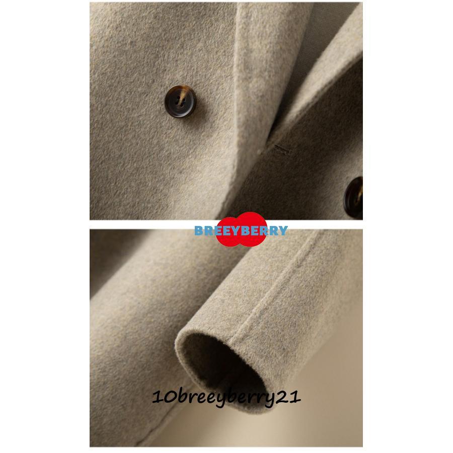 チェスターコート レディース ウールコート ミドル丈 テーラードコート