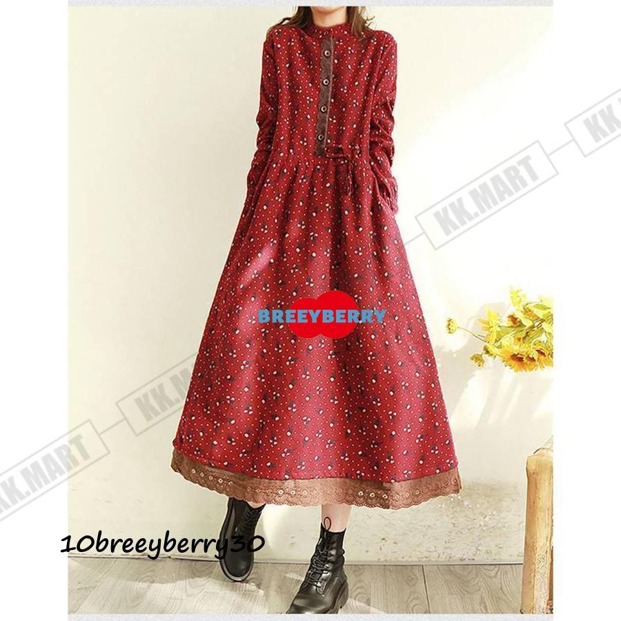 ロングワンピース レディース ワンピース 長袖 ロング丈 体型