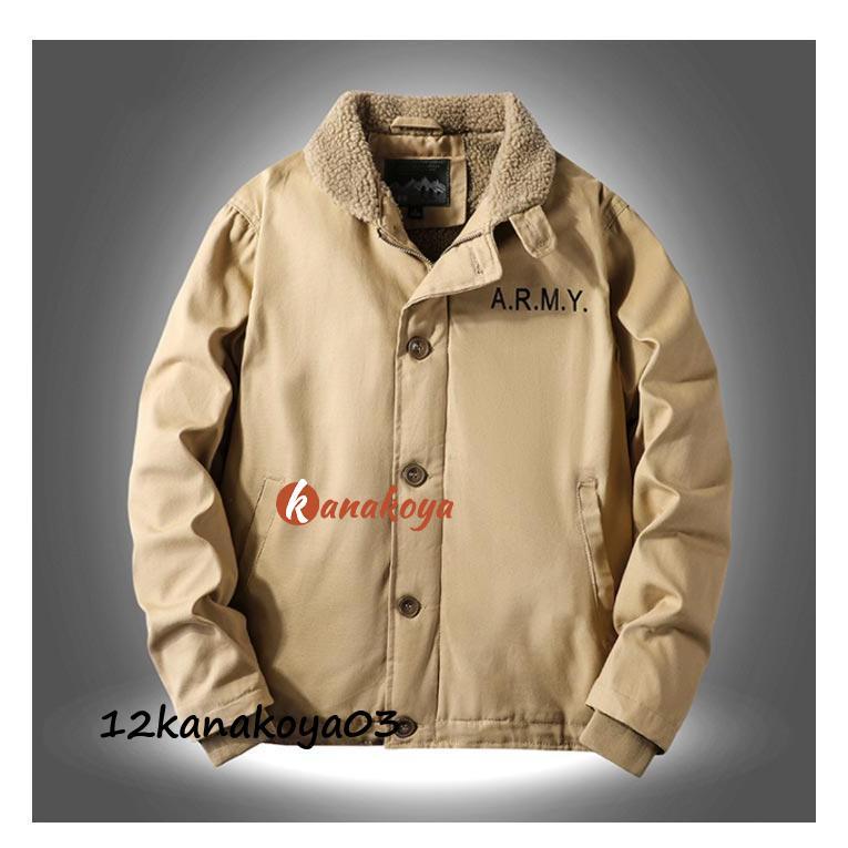 米海軍 メンズ U.S.NAVY N-1 デッキジャケット ミリタリー カジュアル