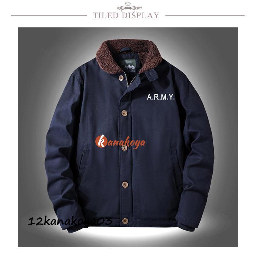 米海軍 メンズ U.S.NAVY N-1 デッキジャケット ミリタリー カジュアル