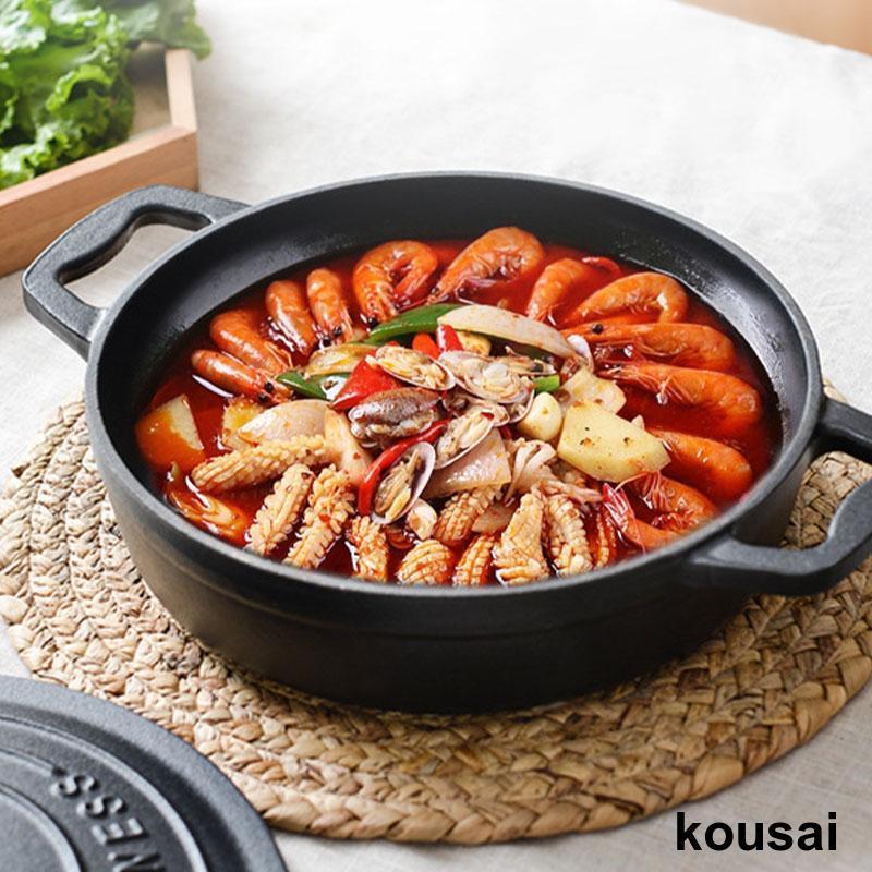 鍋 両手鍋 なべ 30cm ストウブ ストウブ鍋 ガス火 おしゃれ