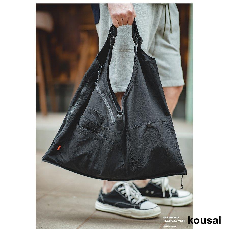 2way マルチポケットベスト ショルダーバッグ 着るバッグ ベストバッグ