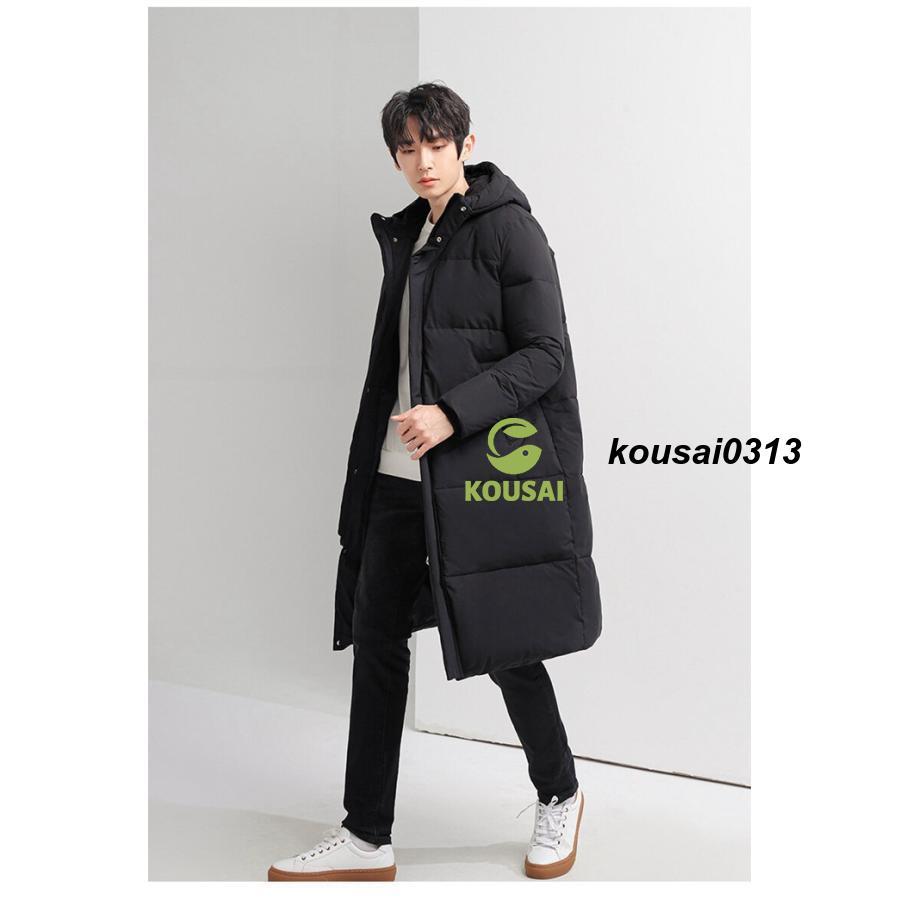 ぽーりん✨MAN ✨ロングダウンコート S アウター ナイロンワッシャーロングダウンコート(ダウンジャケット・コート