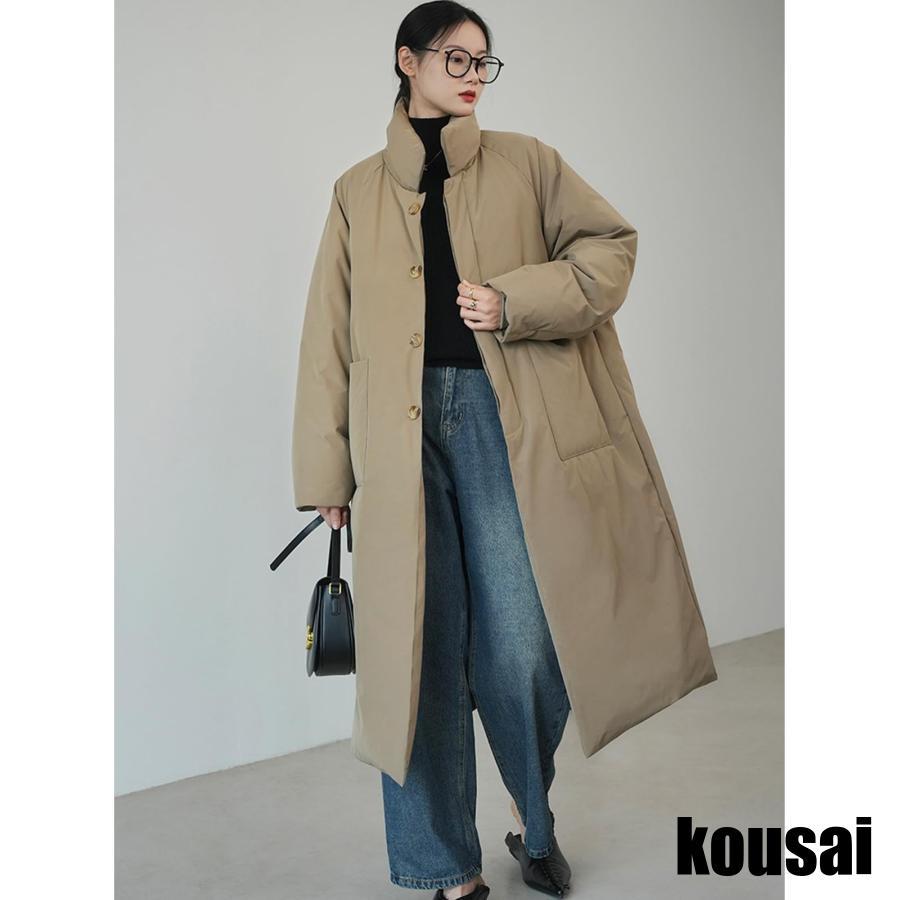 ベンチコート レディース ロング ダウンコート ロングコート 冬