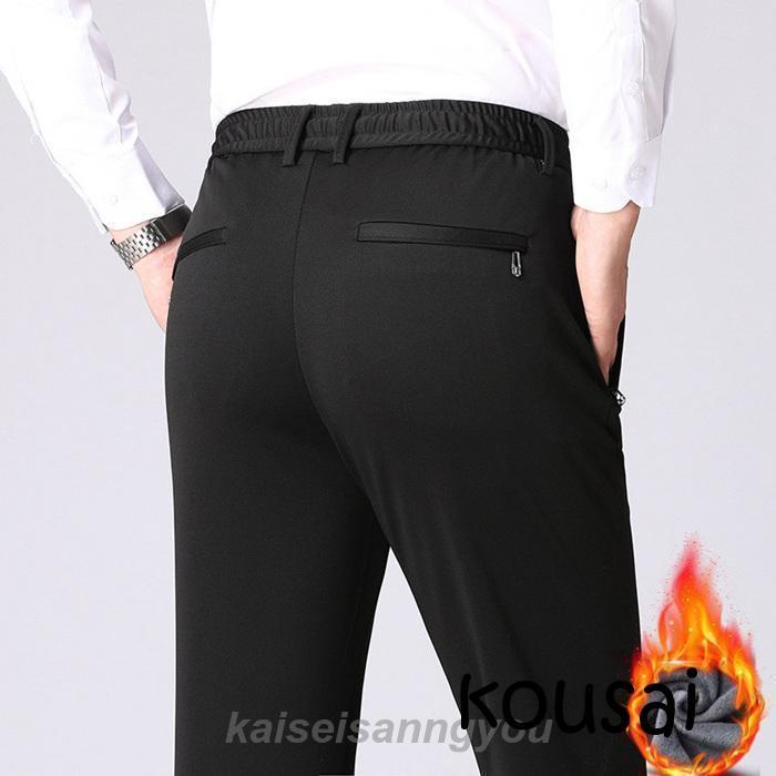 即発送 PXGゴルフメンズ パンツ ウェストパンツ 裏起毛 秋冬新品 ゴルフパンツ ゴルフウェア 裏起毛パンツ メンズ 冬 暖かい ストレート