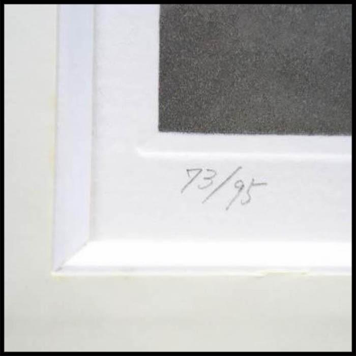 加山又造 『 ガウンの裸婦'84-2 』 版画 銅版画 ドライポイント