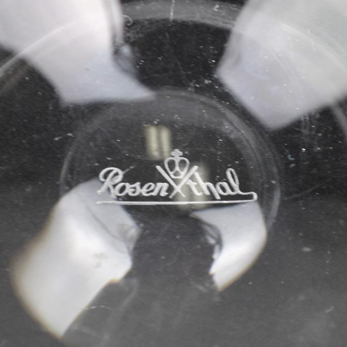 BVLGARI（ブルガリ） Rosenthal ローゼンタール クリスタルガラス 灰皿