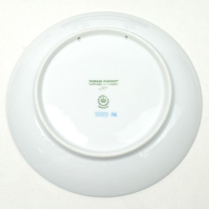 Royal Copenhagen ロイヤルコペンハーゲン イヤープレート 1997年 (平成9年)「ロスキレ大聖堂」 磁器 ポーセリン ブルー_5