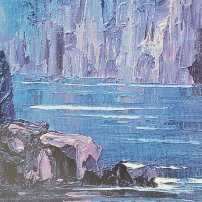 沢悟春夫 『 瀞八丁』 No.13 Toro Hattucho 油彩 サイン入り 絵画 風景