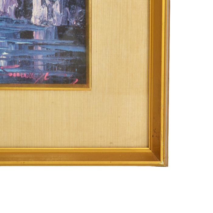 沢悟春夫 『 瀞八丁』 No.13 Toro Hattucho 油彩 サイン入り 絵画 風景